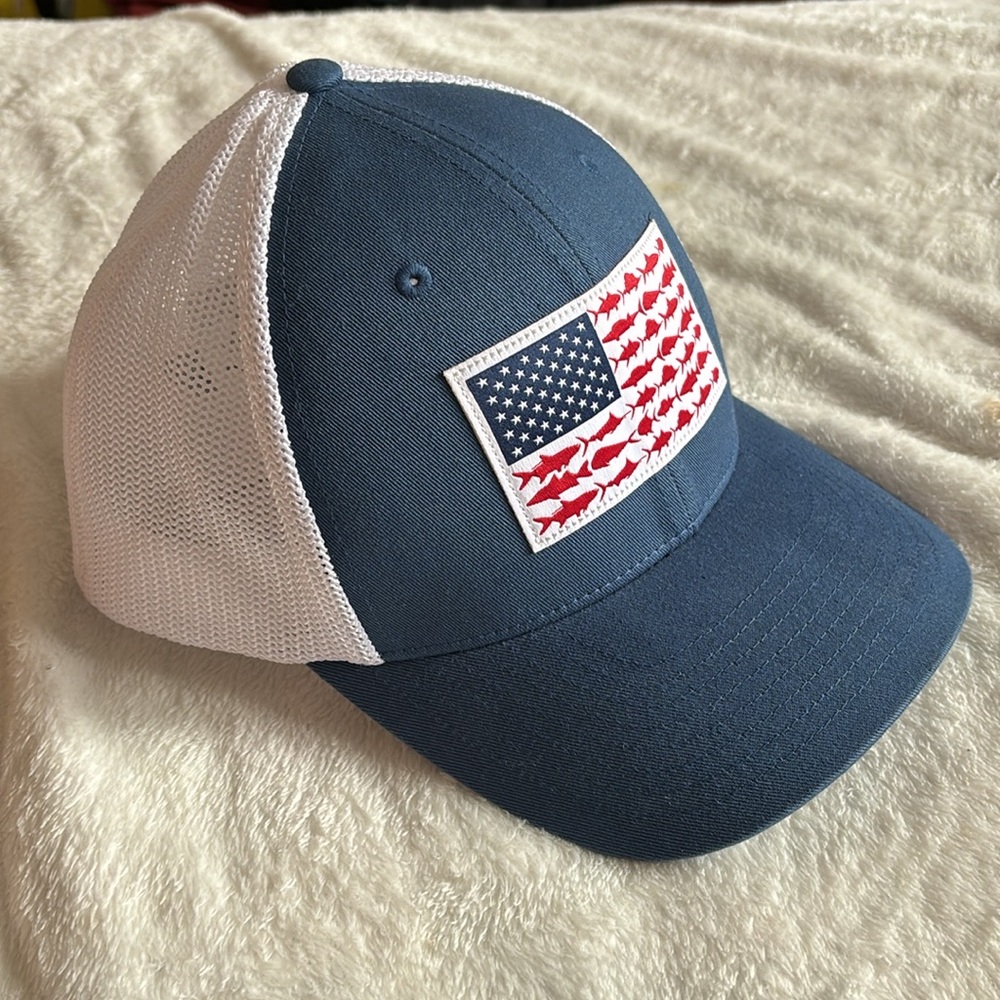 NWOT Columbia Performance Fishing Gear Baseball Cap Flexfit Size L/XL